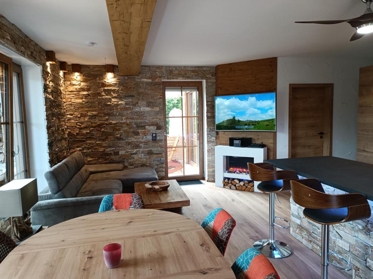 Luxus Ferienwohnung Chalet Seenaehe Schalkenmehren Extérieur photo