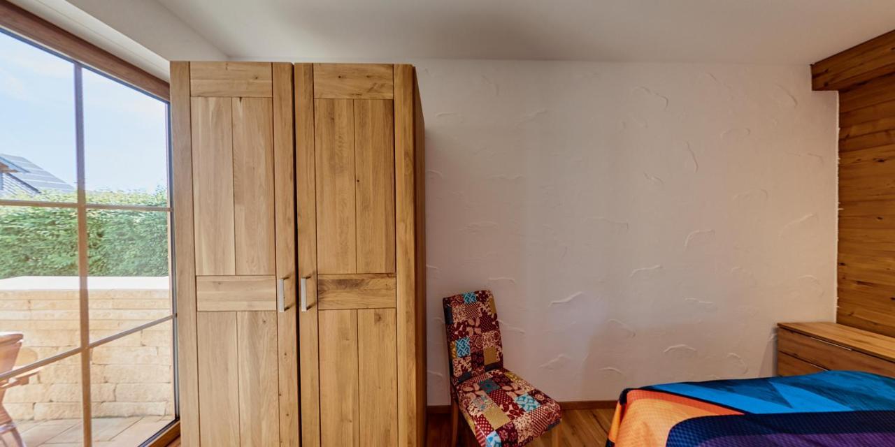Luxus Ferienwohnung Chalet Seenaehe Schalkenmehren Extérieur photo